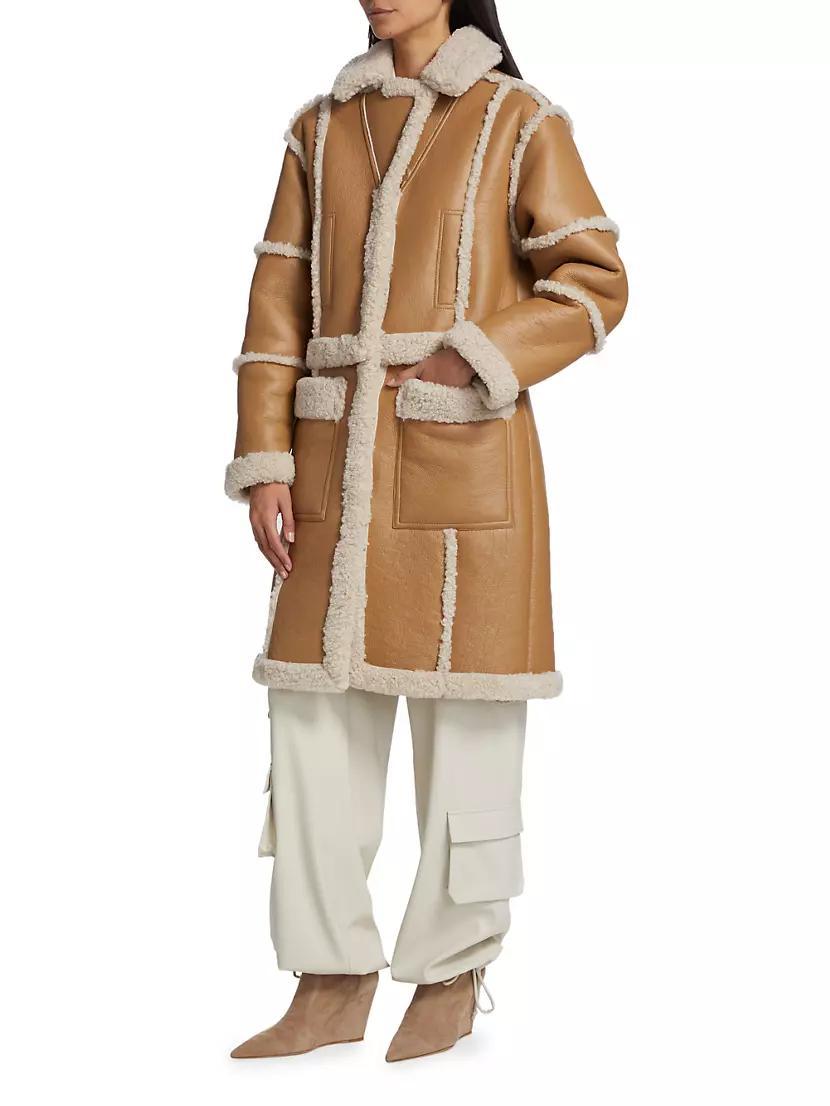 Mariane Faux-Shearling Trimmed Coat Product Image