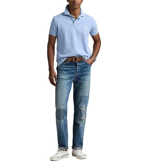 Polo Ralph Lauren Classic Fit Big Pony Mesh Short Sleeve Polo Shirt Product Image