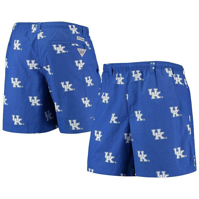 Men's Columbia PFG Royal Kentucky Wildcats Backcast II 6-in. Omni-Shade Hybrid Shorts, Size: XL, Blue Product Image
