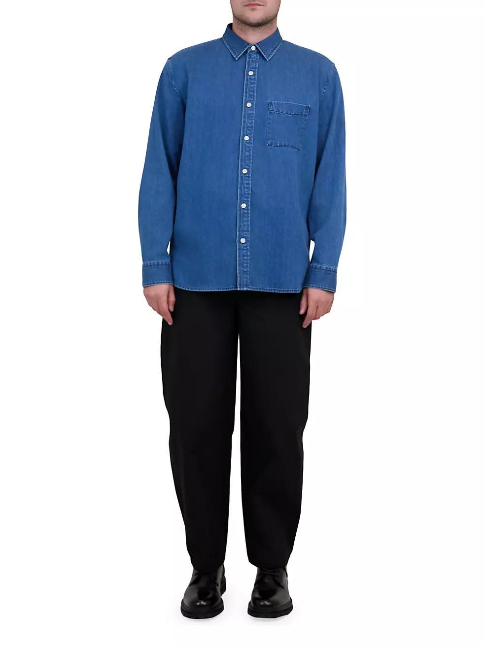 Dwayne Cotton Chambray Shirt Product Image