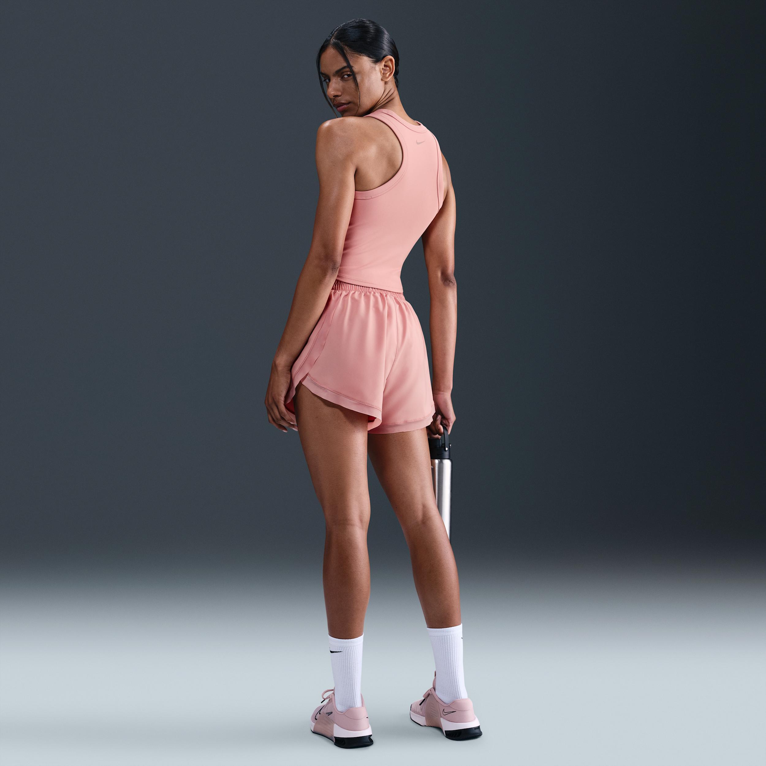 Nike Women's One Dri-FIT Loose 3" Brief-Lined Shorts Product Image
