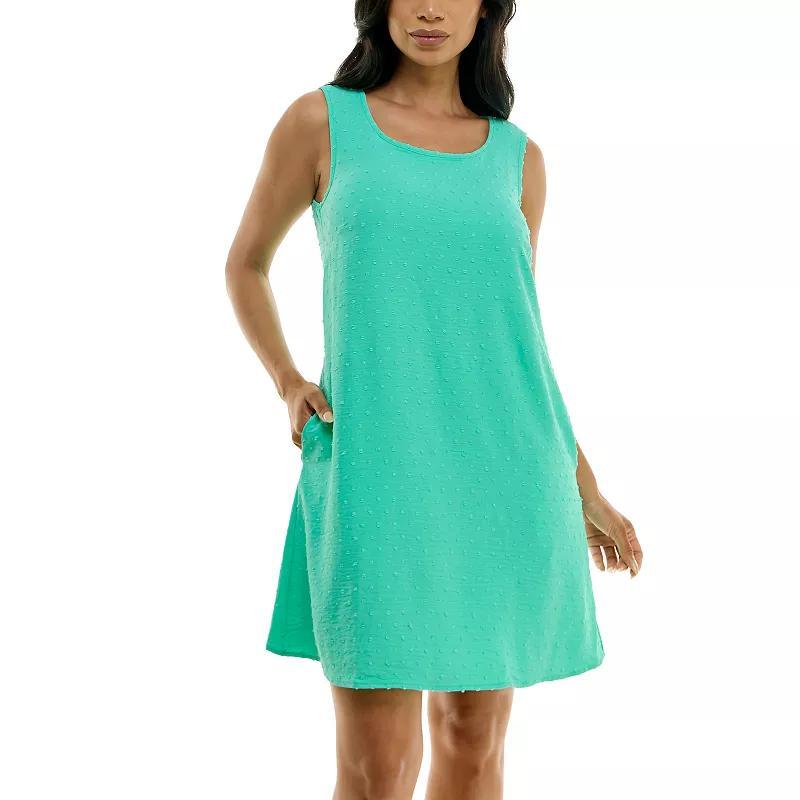 Womens Nina Leonard Wave Pocket Trap Dress Product Image