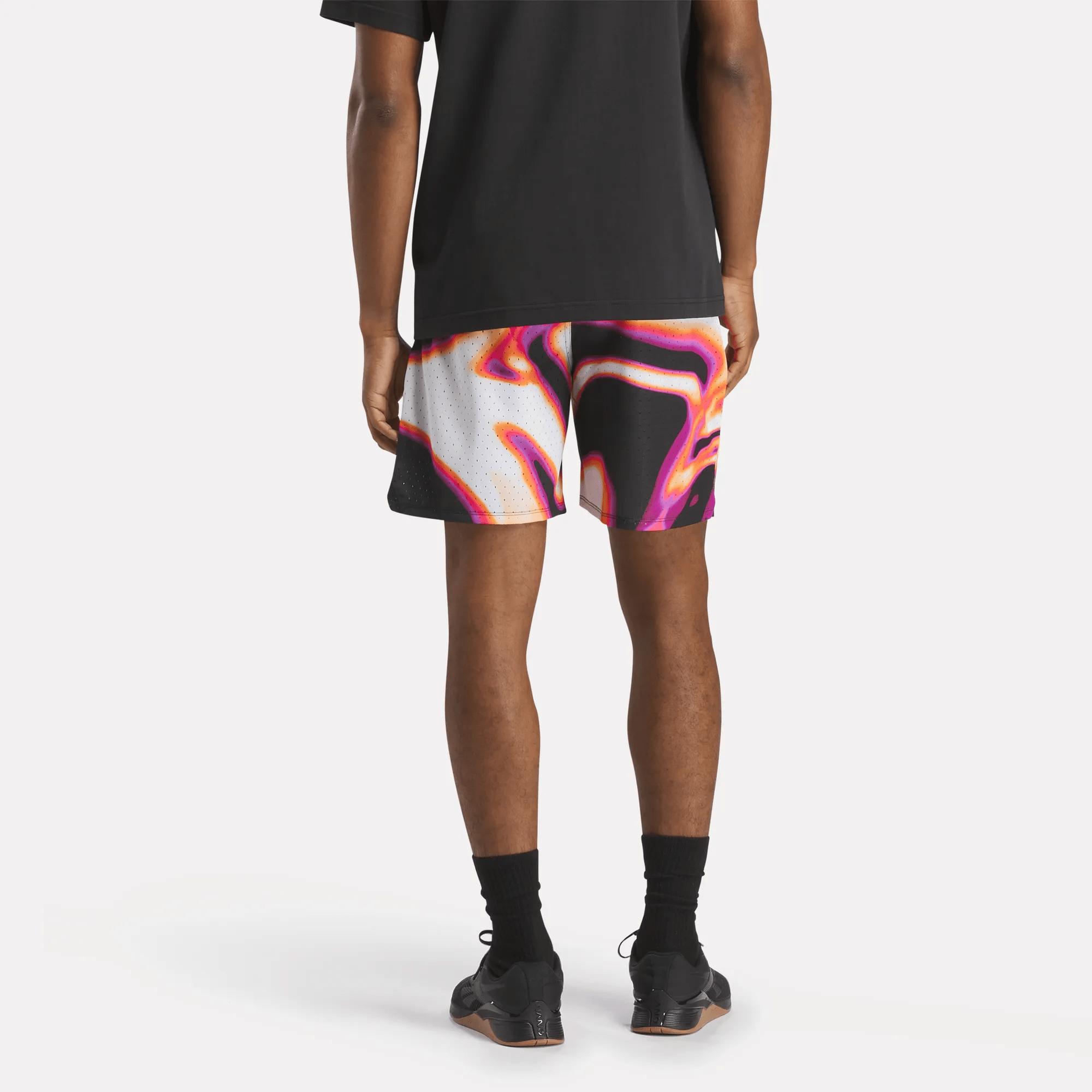 Men's Reebok Basketball Transition Short Aop Male Product Image