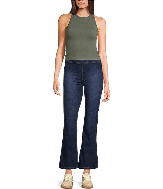 Free People Hayley Crew Neck Racerback Knit Sleeveless Tank Product Image