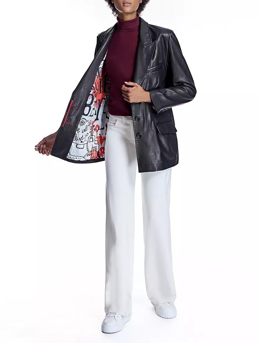 30 in Leather Blazer Product Image