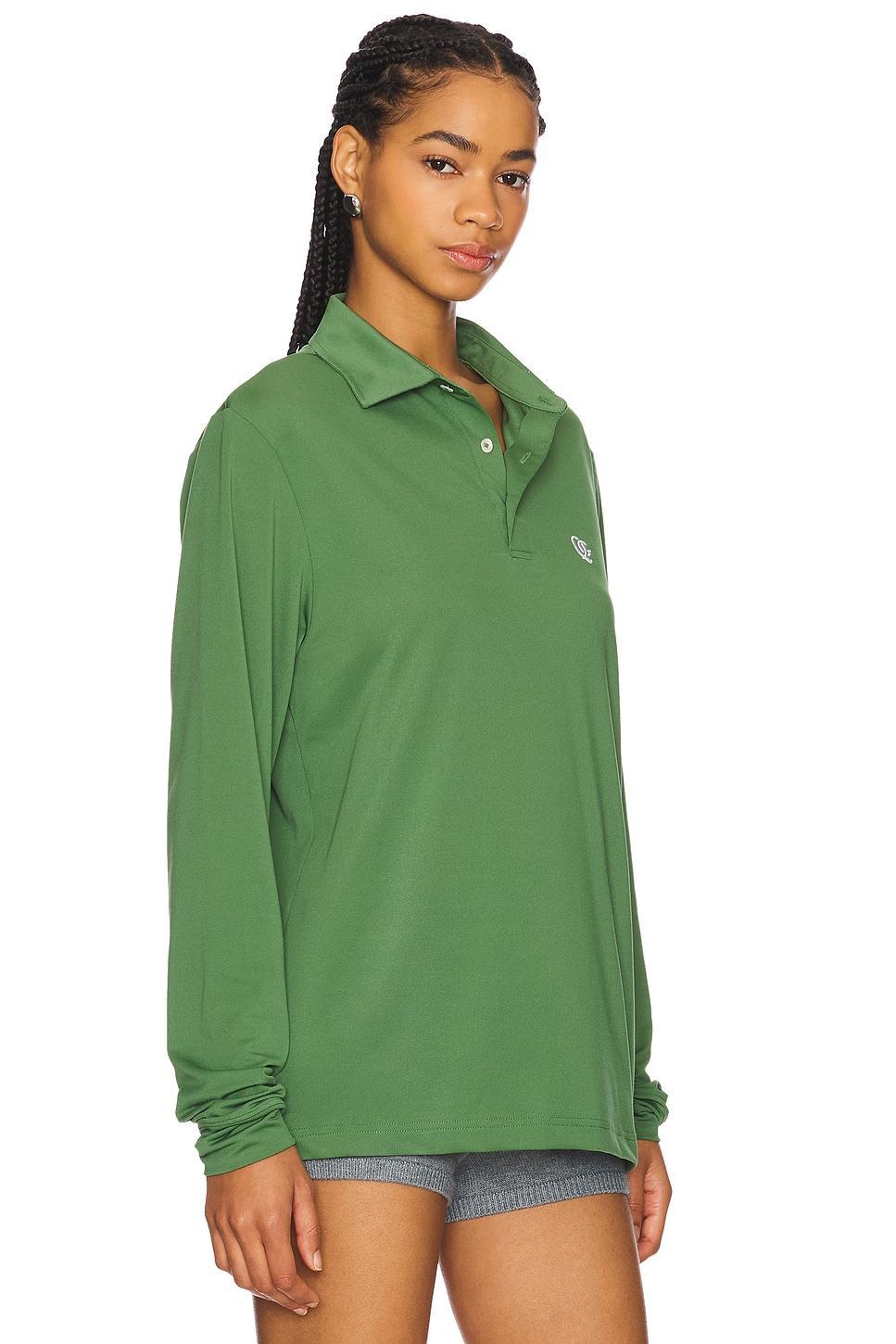 Monogram Long Sleeve Polo Quiet Golf Product Image