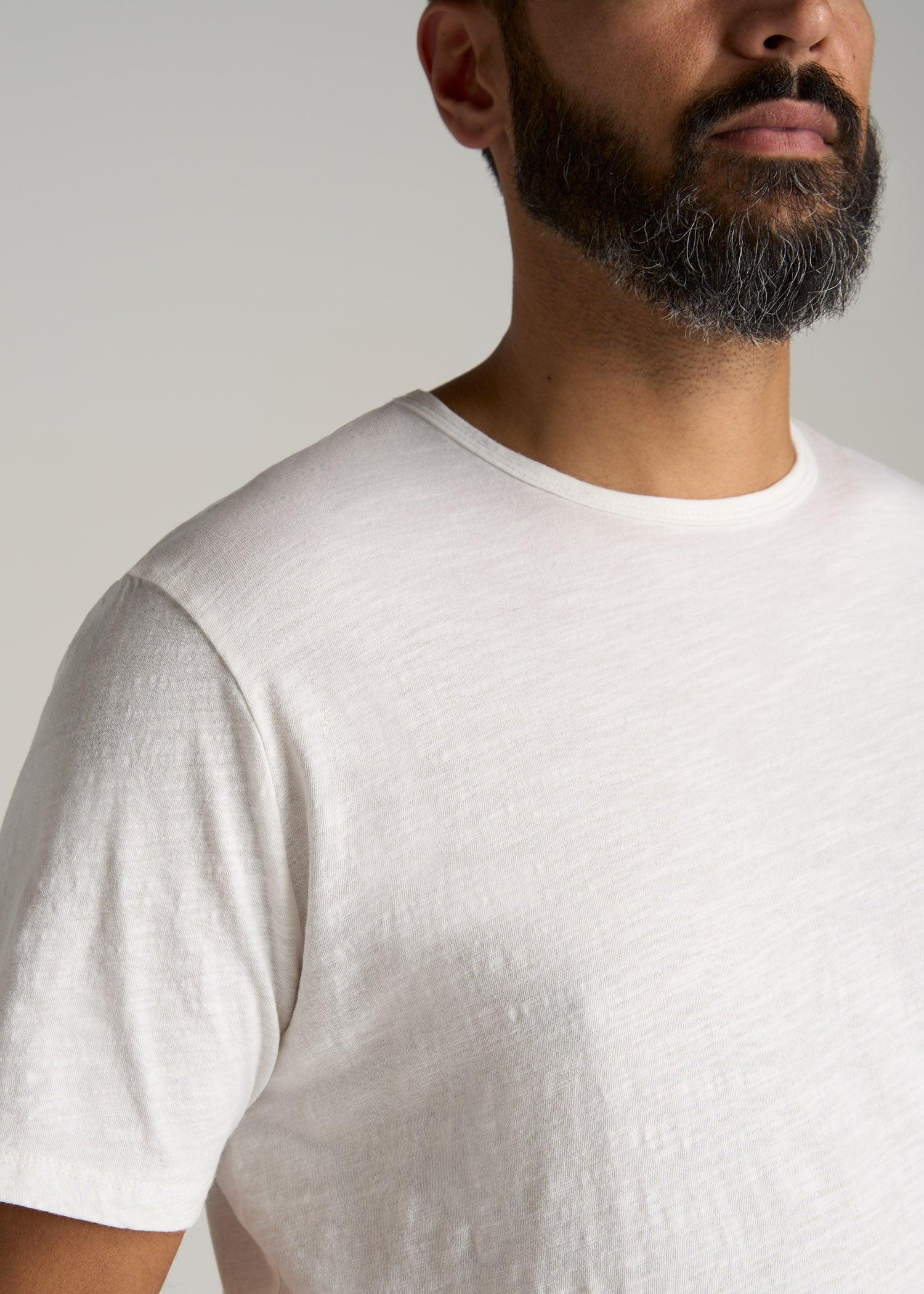 REGULAR-FIT Slub Tee in Navy - Tall Men's Shirts Product Image
