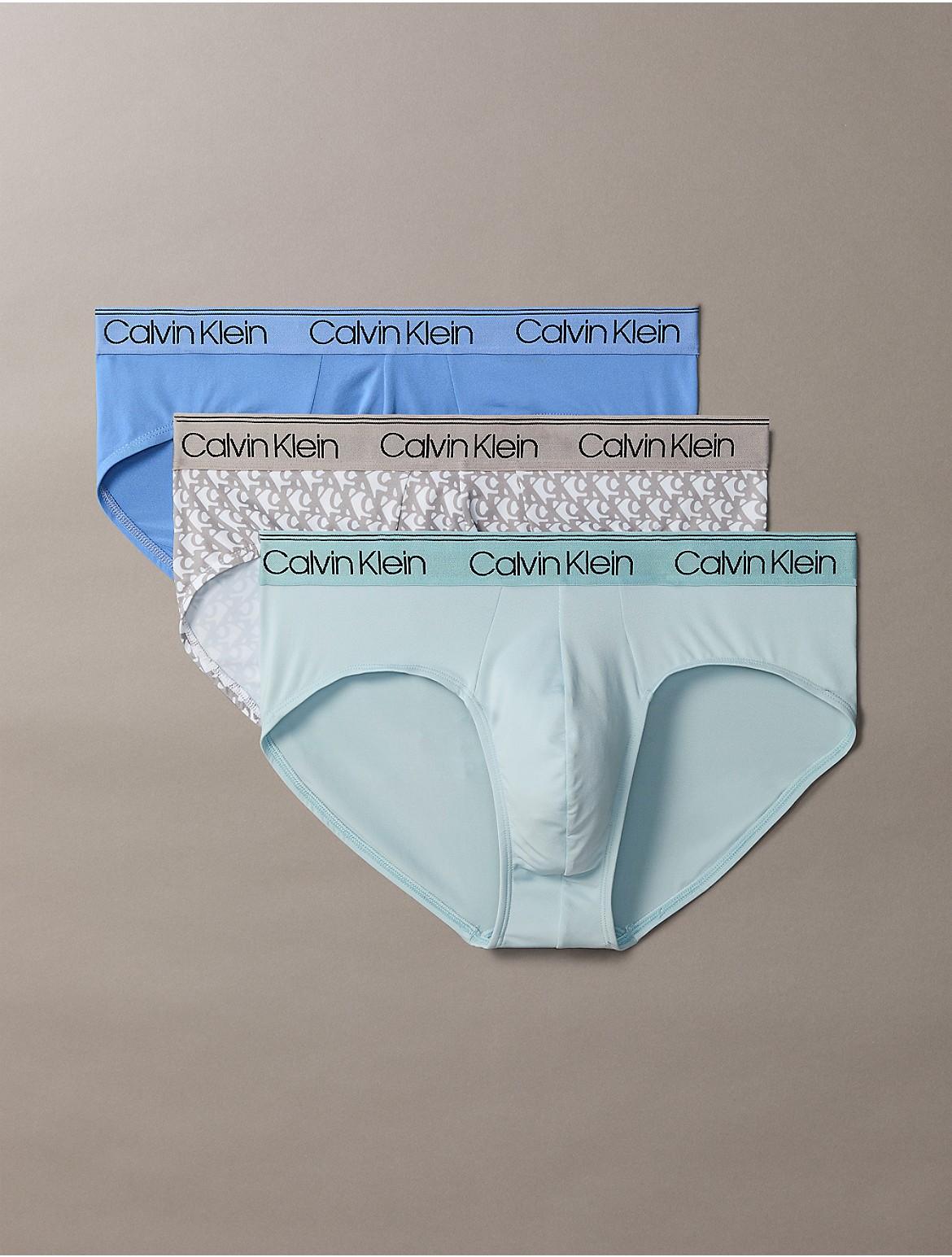 Calvin Klein Men's Micro Stretch 3-Pack Hip Brief - Multi - XL Product Image