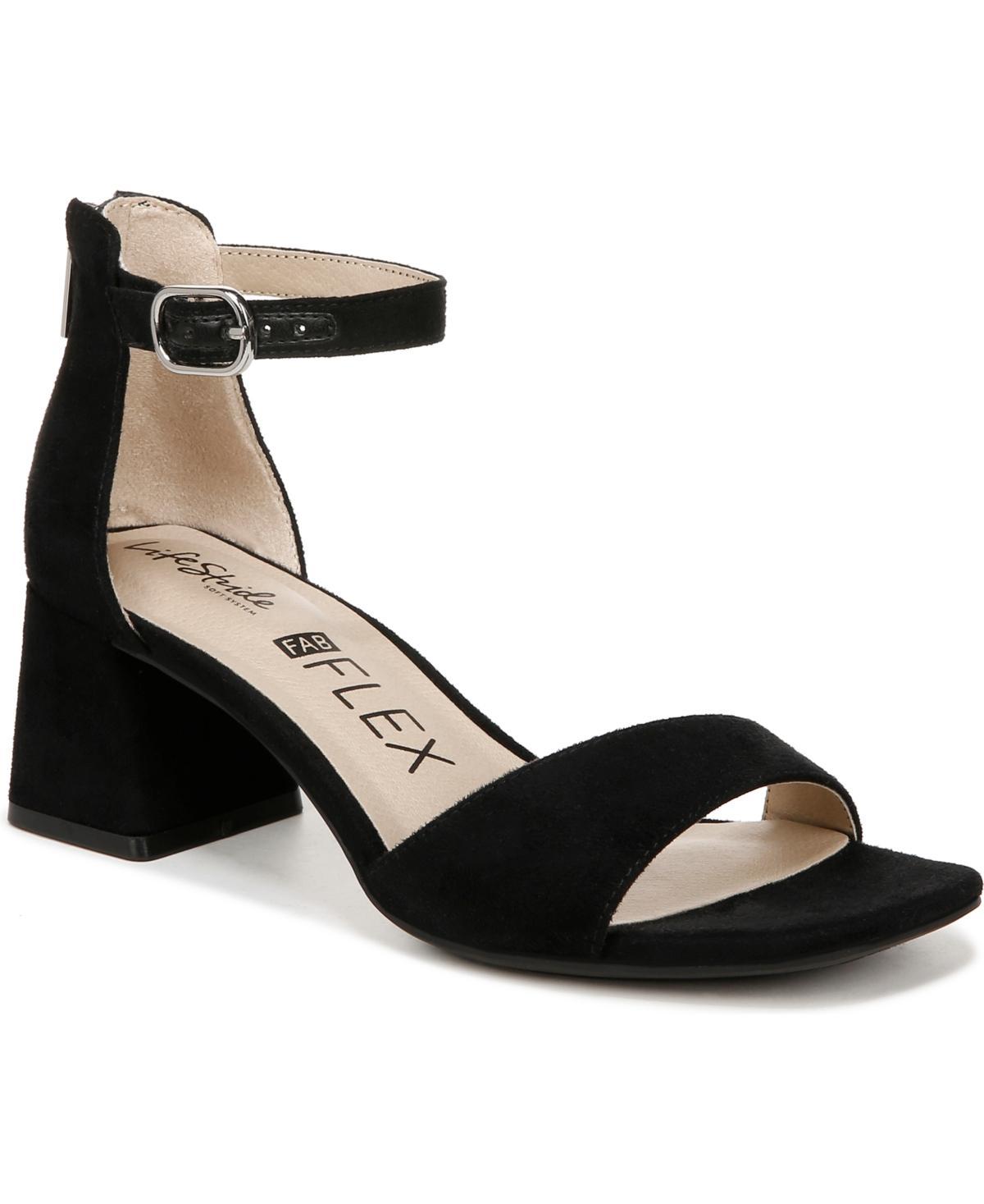 LifeStride Cassidy Women's Ankle Strap Heels, Size: 10, Silver Product Image