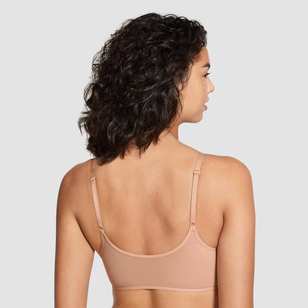 True & Co. Women's Everybody Boost Bra - Beige XL: Light Lift Push Up, Wireless, Adjustable Strap Product Image