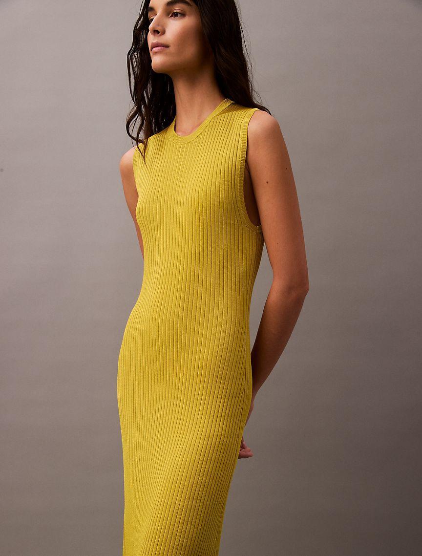 Viscose Ribbed Maxi Dress Product Image