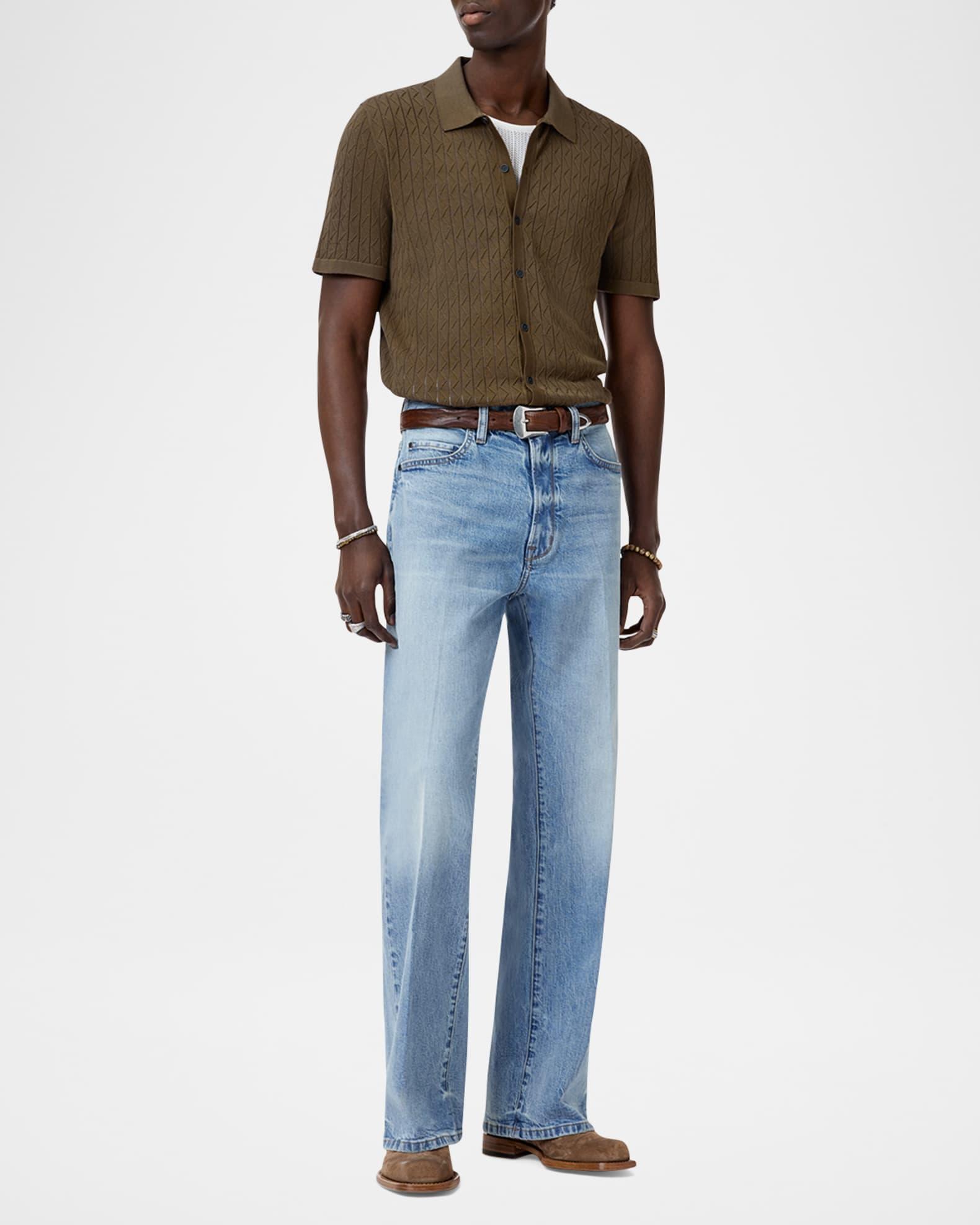Men's Moore Button-Down Summer Sweater Shirt Product Image