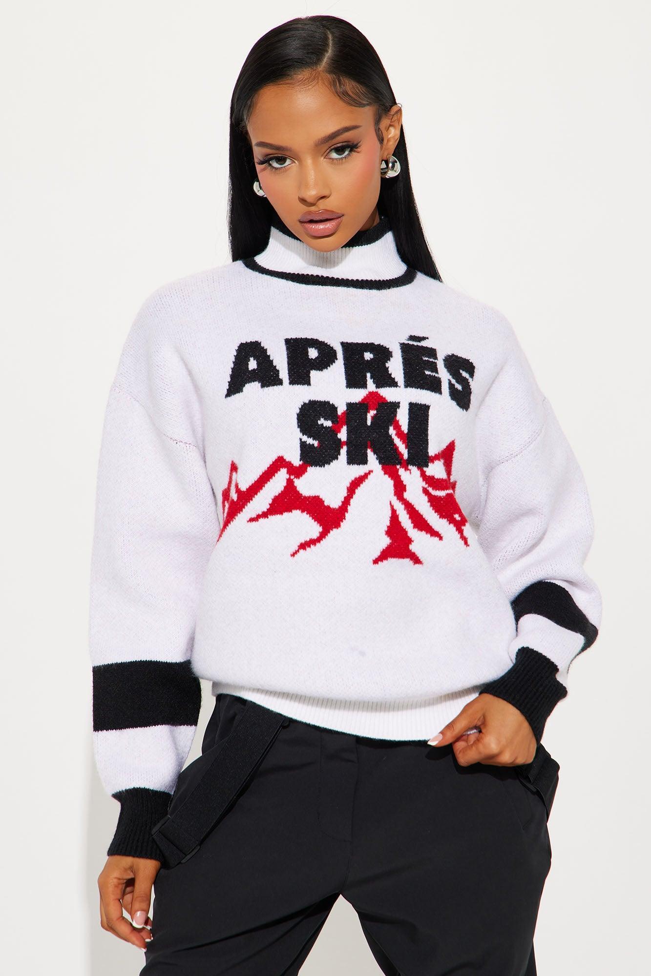 Après Ski Pullover Sweater - White/combo Product Image