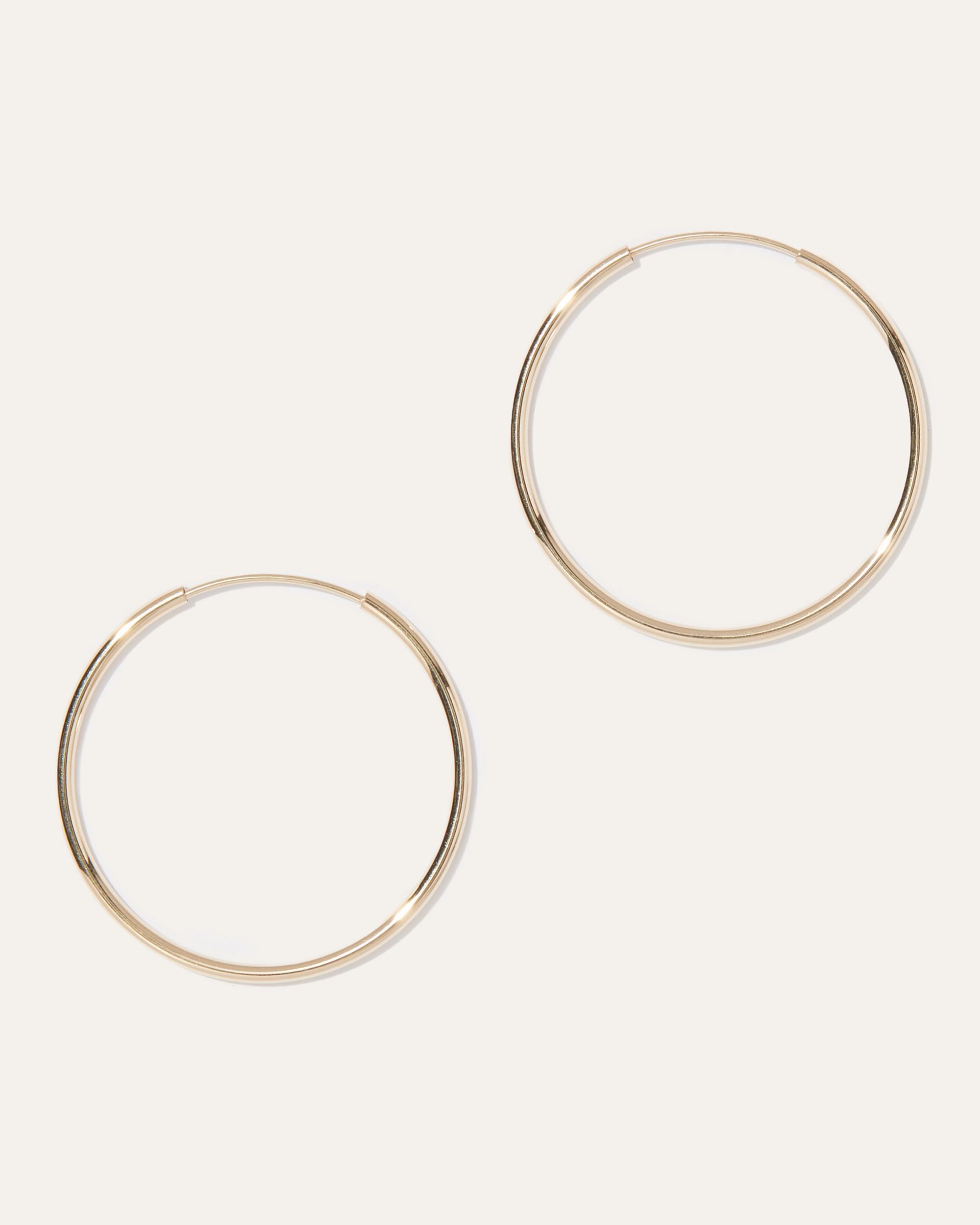 Quince | Women's 14k Everyday 25mm Hoop Earrings 14K Gold Product Image
