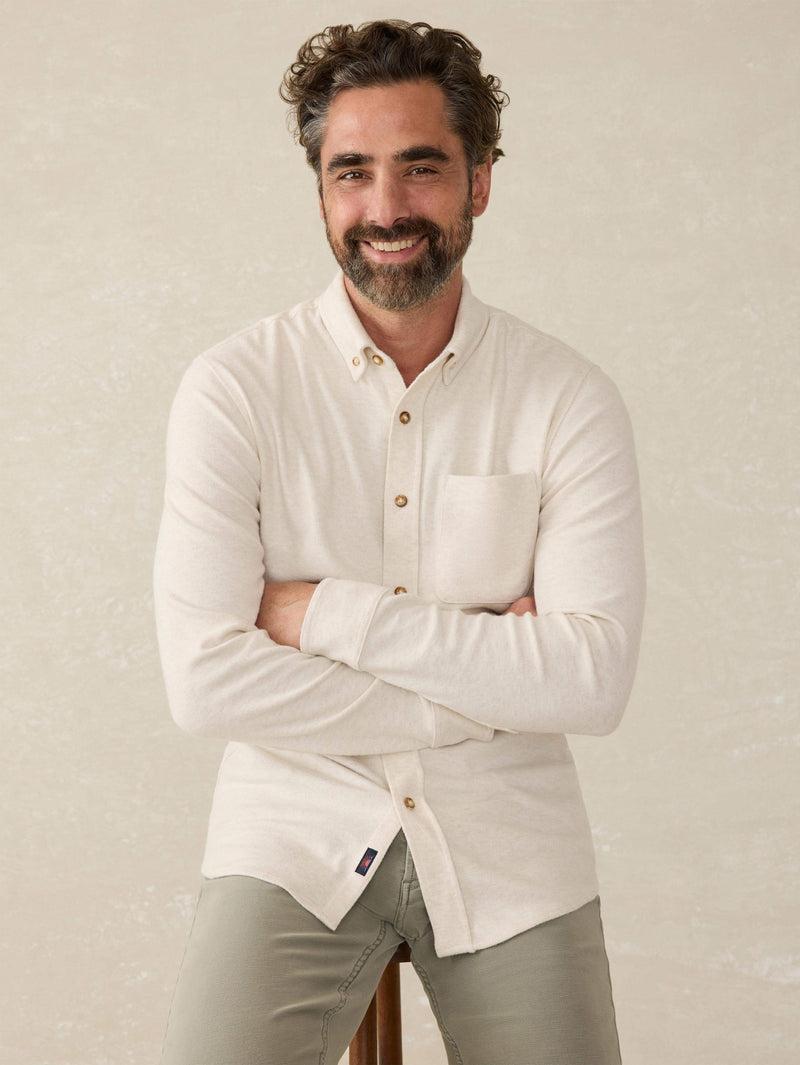Legend™ Sweater Shirt (Single Pocket) - Off White Product Image