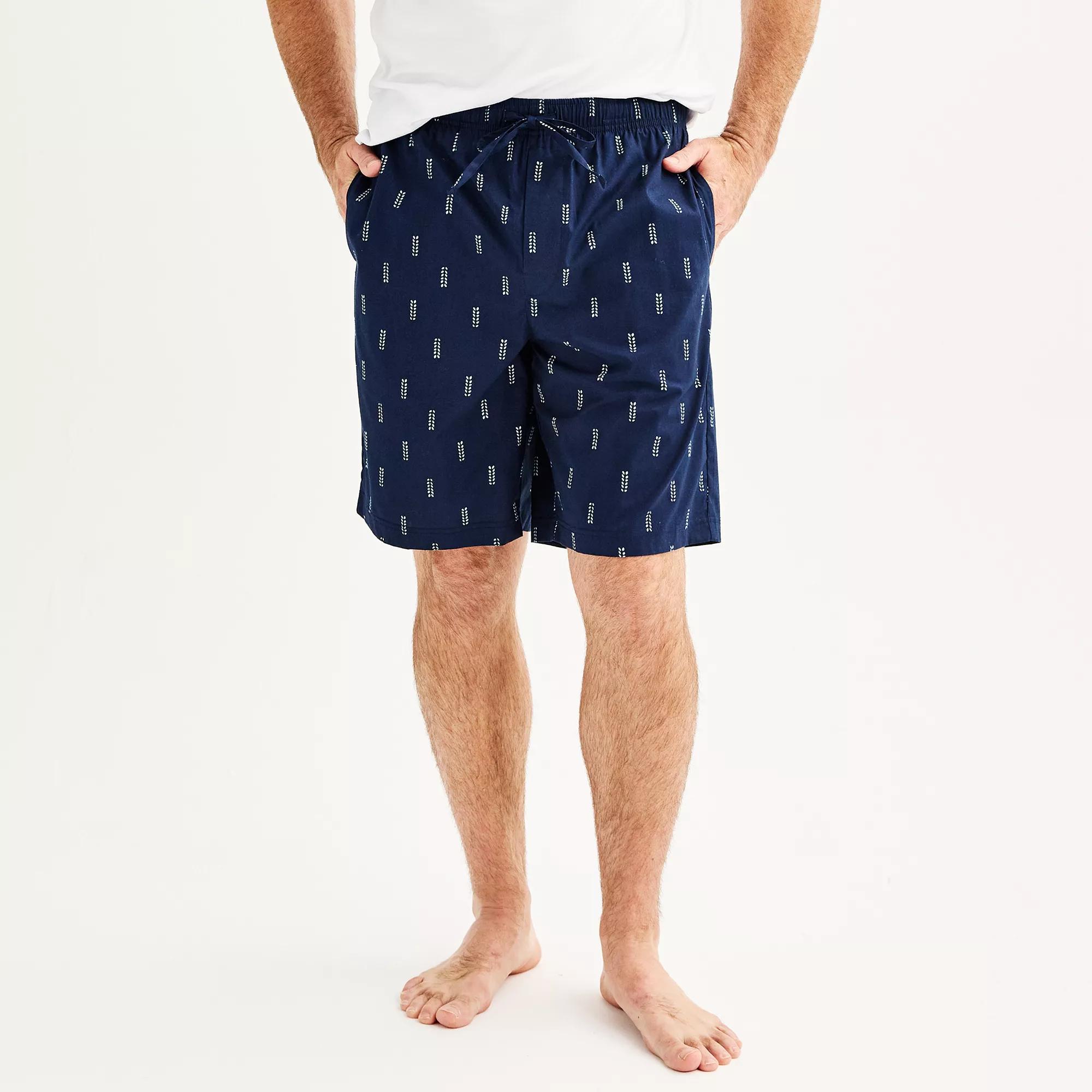 Men's Sonoma Goods For Life® Woven Pajama Shorts, Size: XXL, Blue Twig Product Image