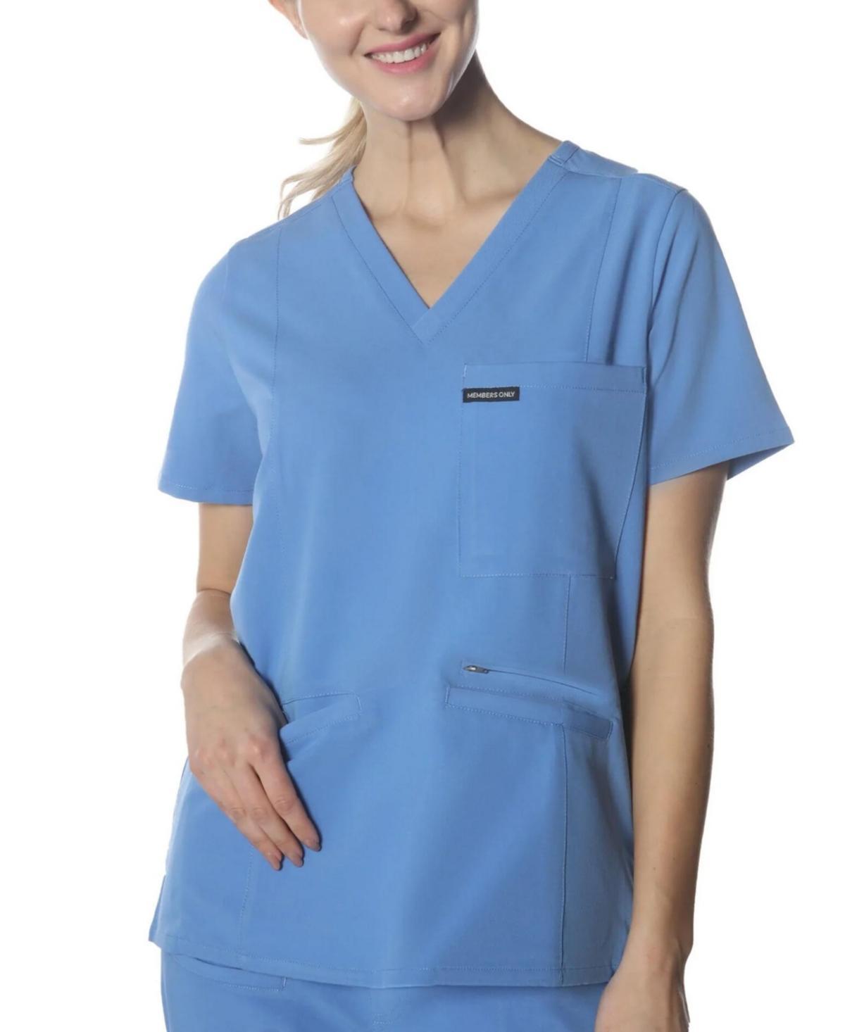 Members Only Womens Palermo 4-Pocket Scrub Top Product Image