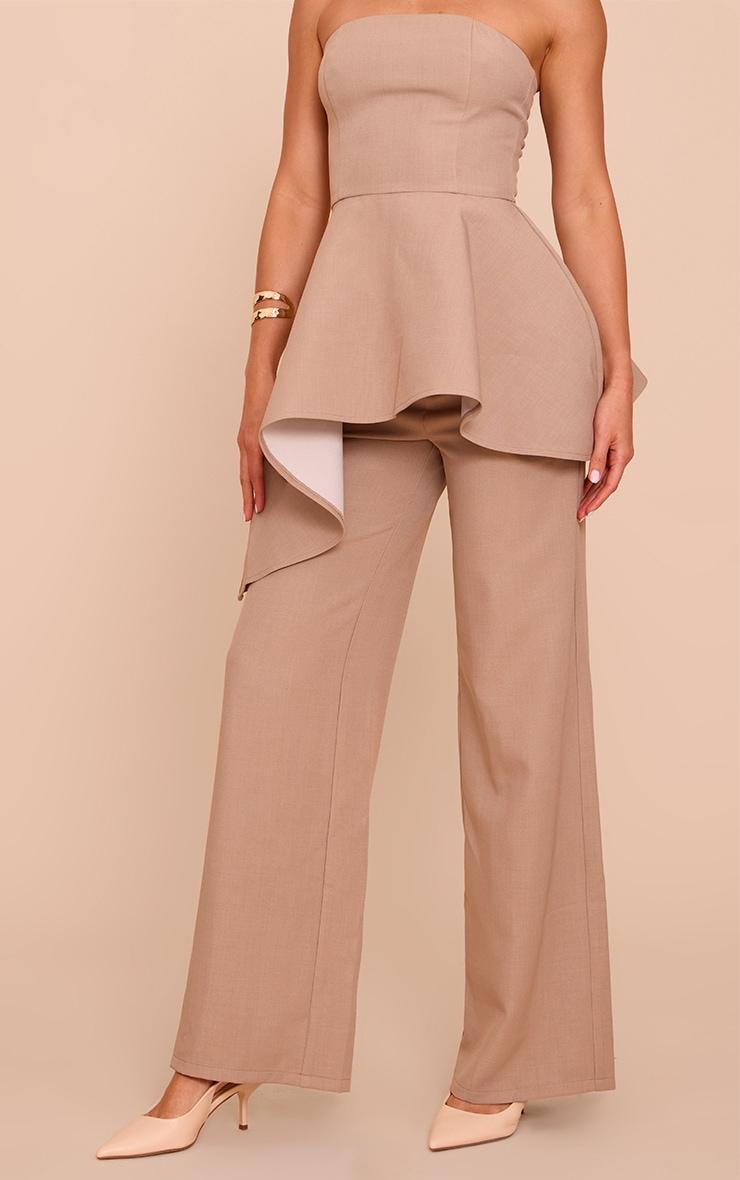 Tall Taupe Premium Tailored Straight Leg Pant Product Image