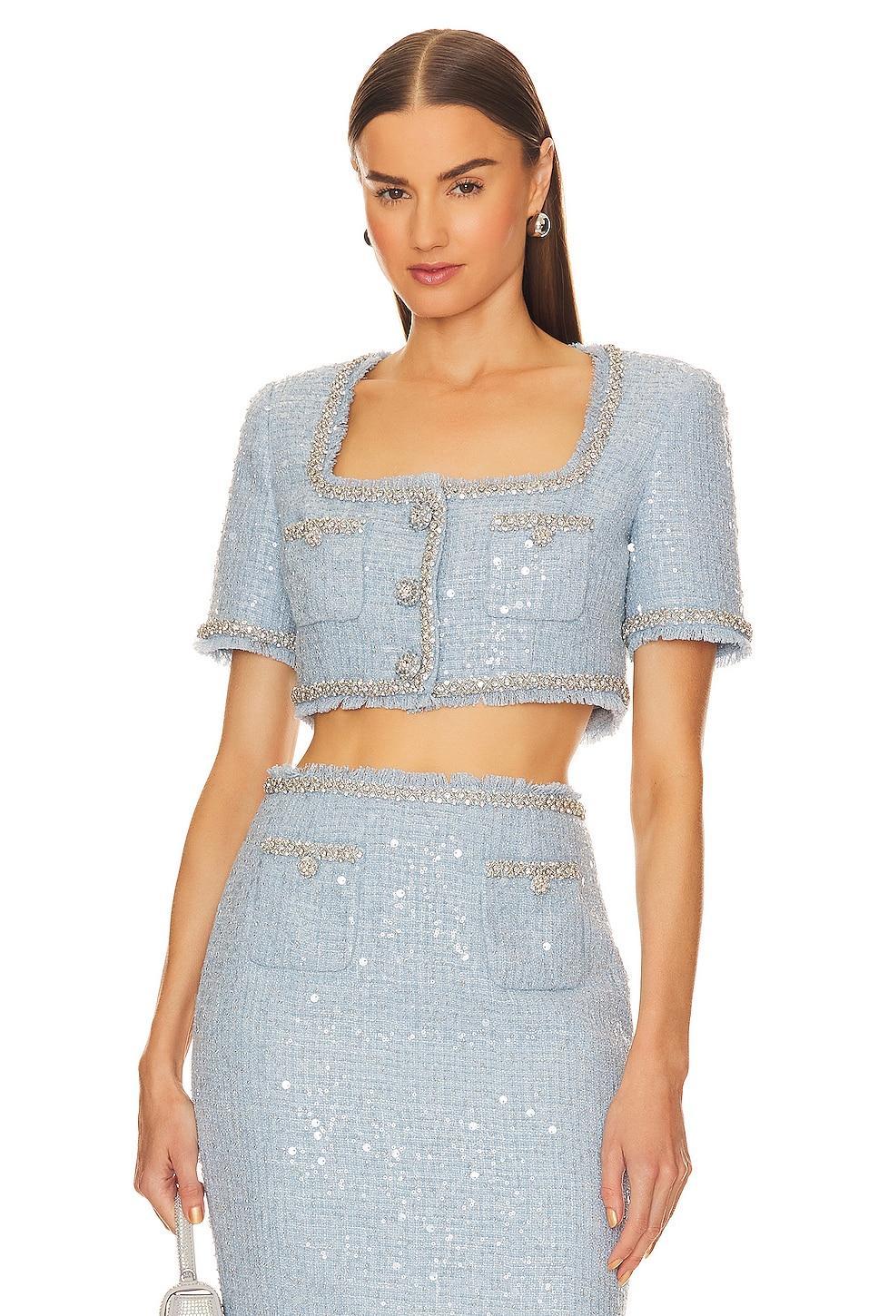 Sequin Crop Top self-portrait Product Image