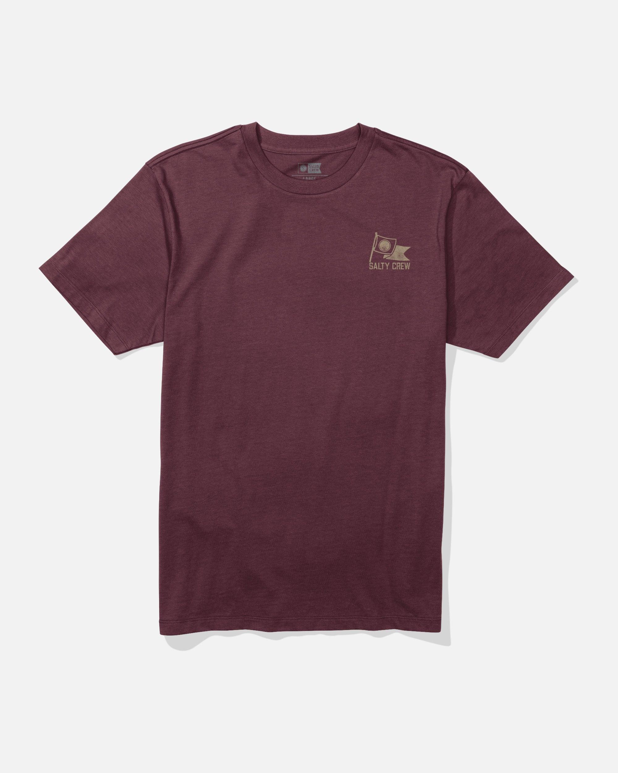 Flag Day Tee - Burgundy Male Product Image