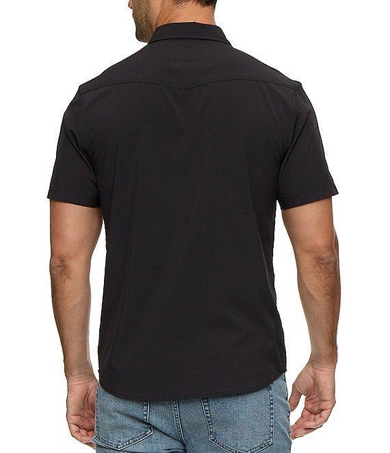 Flag and Anthem Longmont UPF Performance Solid Short Sleeve Woven Western Shirt Product Image