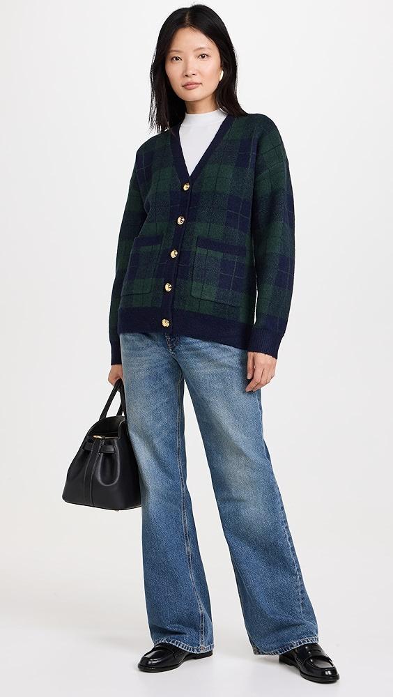 English Factory Check Cardigan | Shopbop Product Image