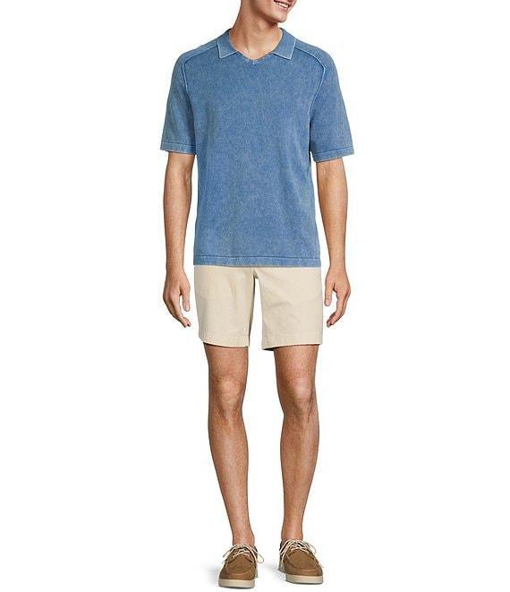 Tommy Bahama Saltwater V-Neck Short Sleeve Polo Shirt Product Image