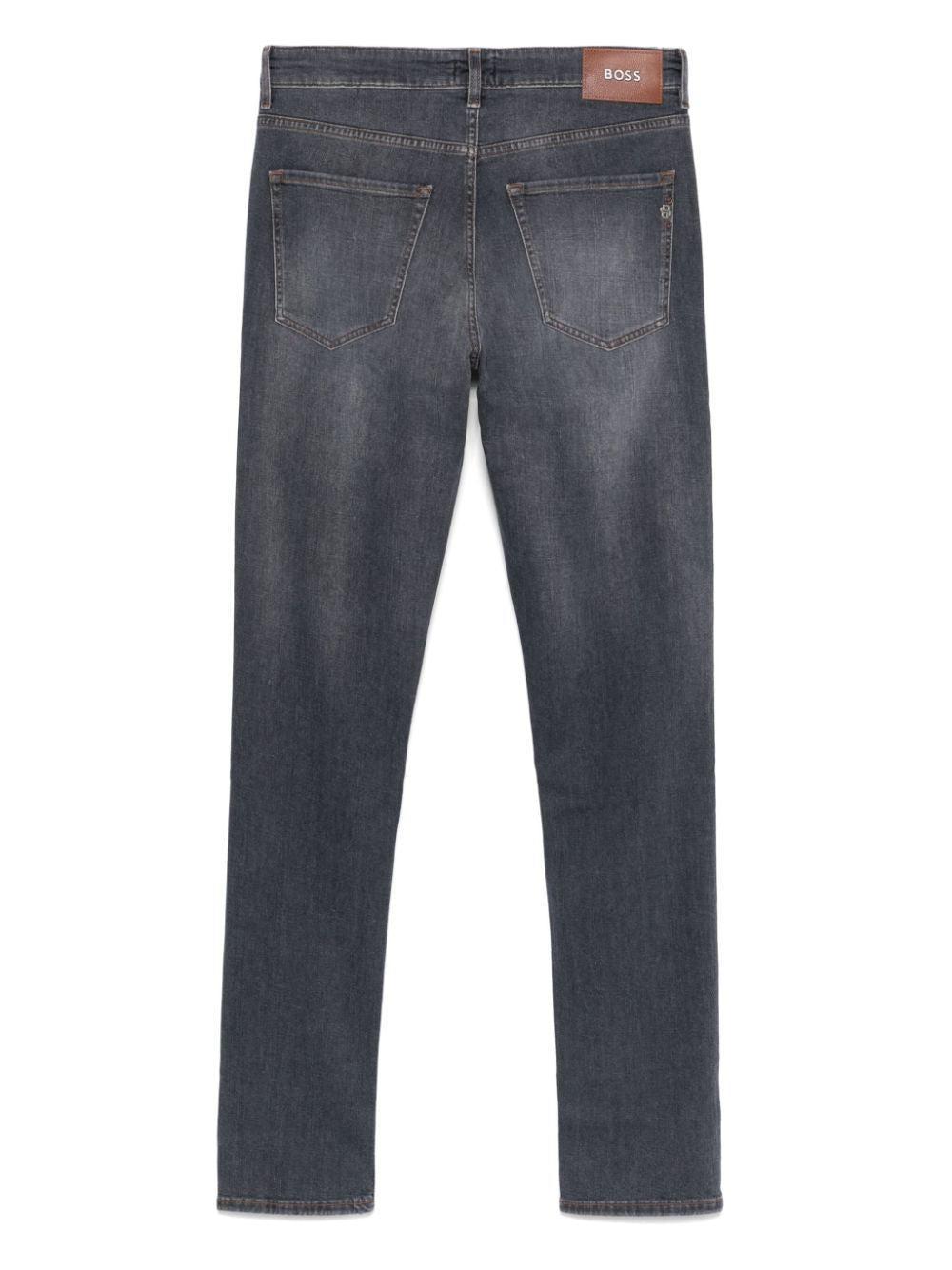 HUGO BOSS Delaware Jeans In Grey Product Image