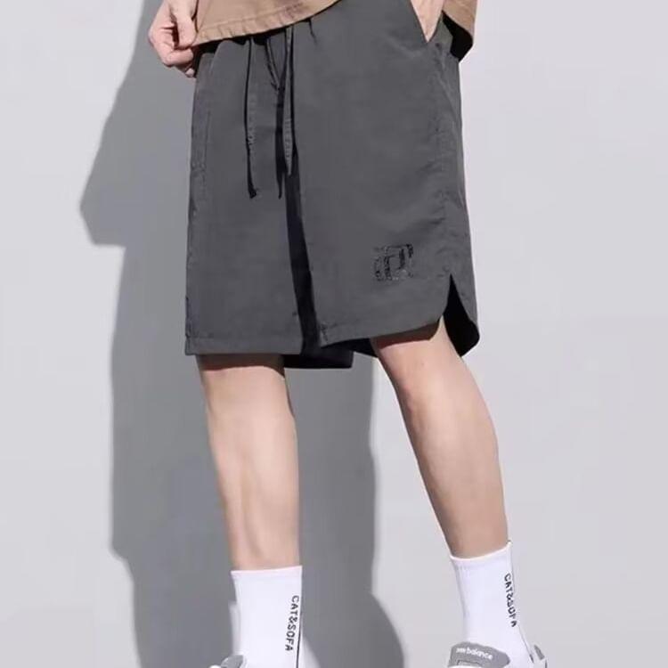 Monogram Print Shorts Product Image