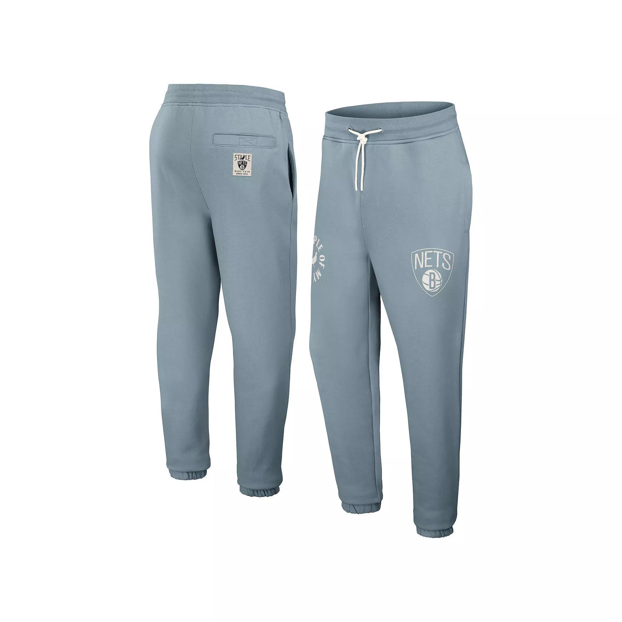Men's NBA x Staple Mint Brooklyn Nets Plush Sweatpants, Size: XL, Team Product Image