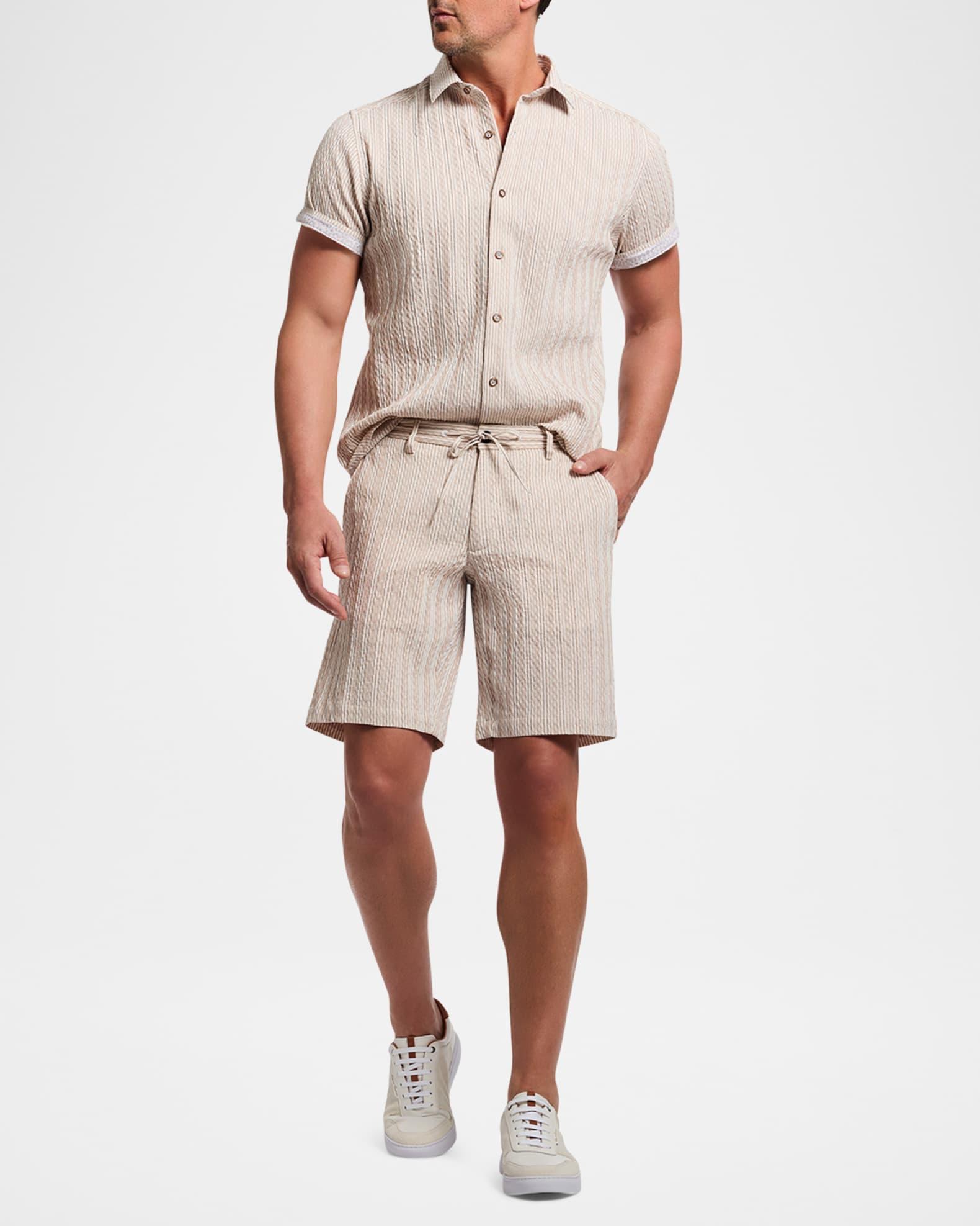 Men's Fornillo Seersucker Short-Sleeve Shirt Product Image