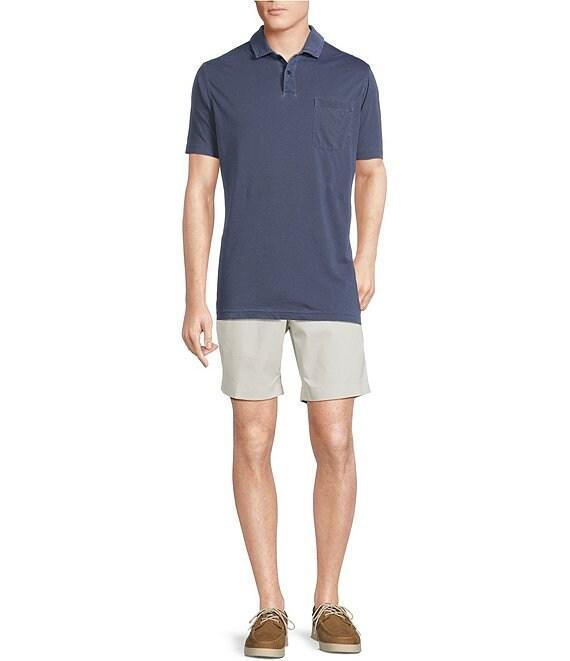 Cremieux Blue Label St. Tropez Collection Solid Short Sleeve Polo Shirt Product Image