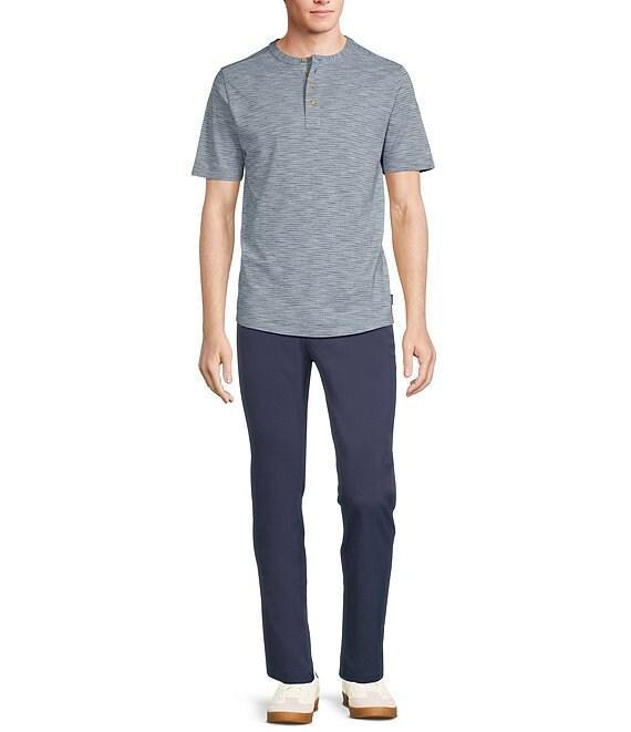 Rowm Tourister Short Sleeve Spacedye Henley Shirt Product Image