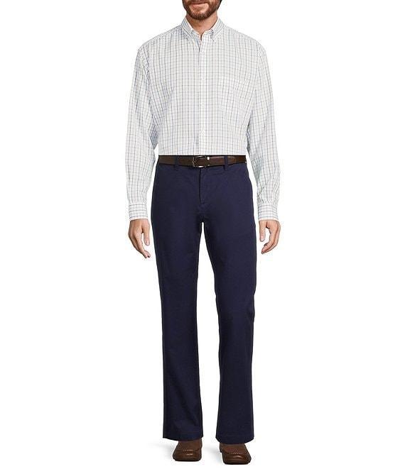 Gold Label Roundtree & Yorke Non-Iron Long Sleeve Windowpane Sport Shirt Product Image