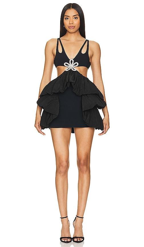 Crystal Daisy Puff Mini Dress David Koma Product Image
