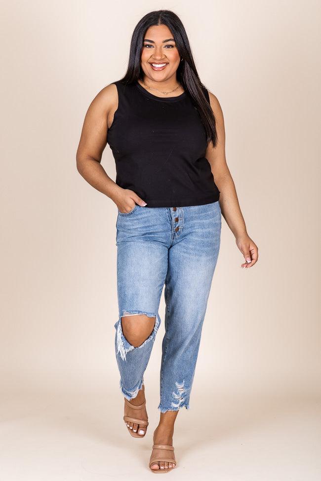 So Essential Black Muscle Tank FINAL SALE Product Image