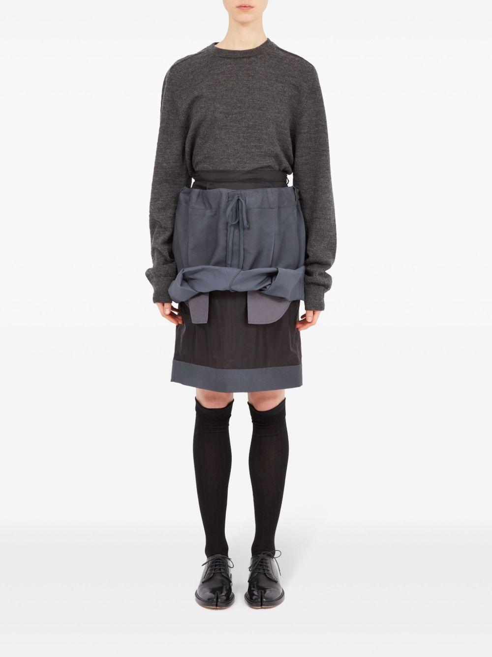 layered knee-length skirt Product Image