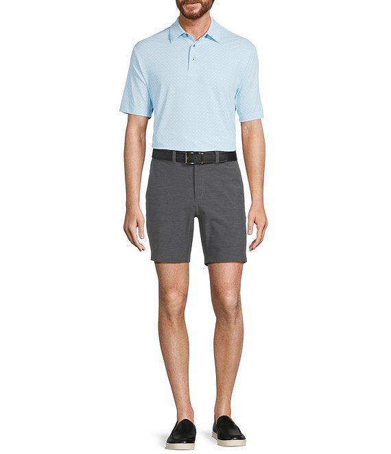 Roundtree & Yorke 7#double; Flat Front Performance Solid Texture Shorts Product Image