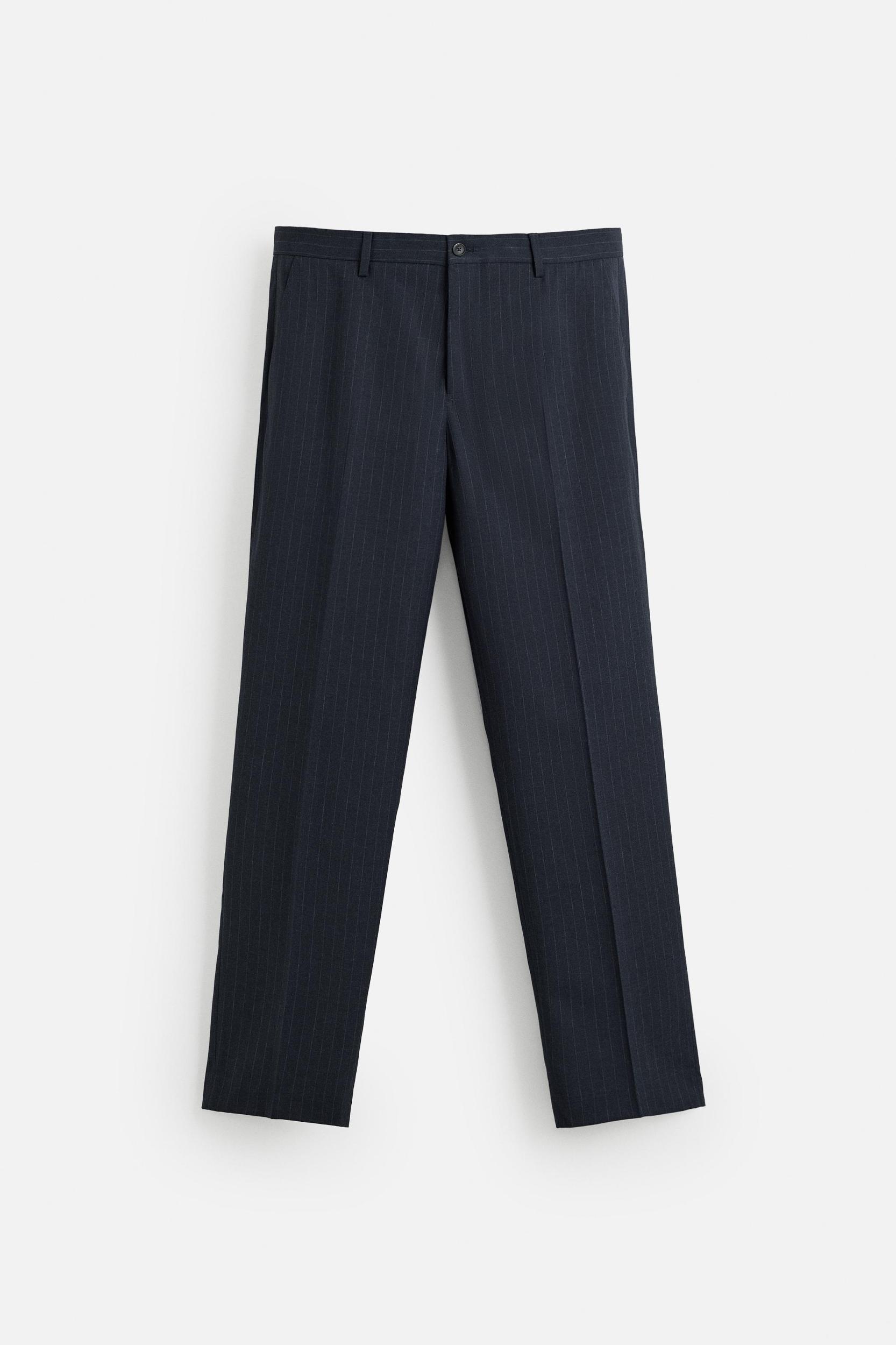 PINSTRIPE SUIT PANTS Product Image