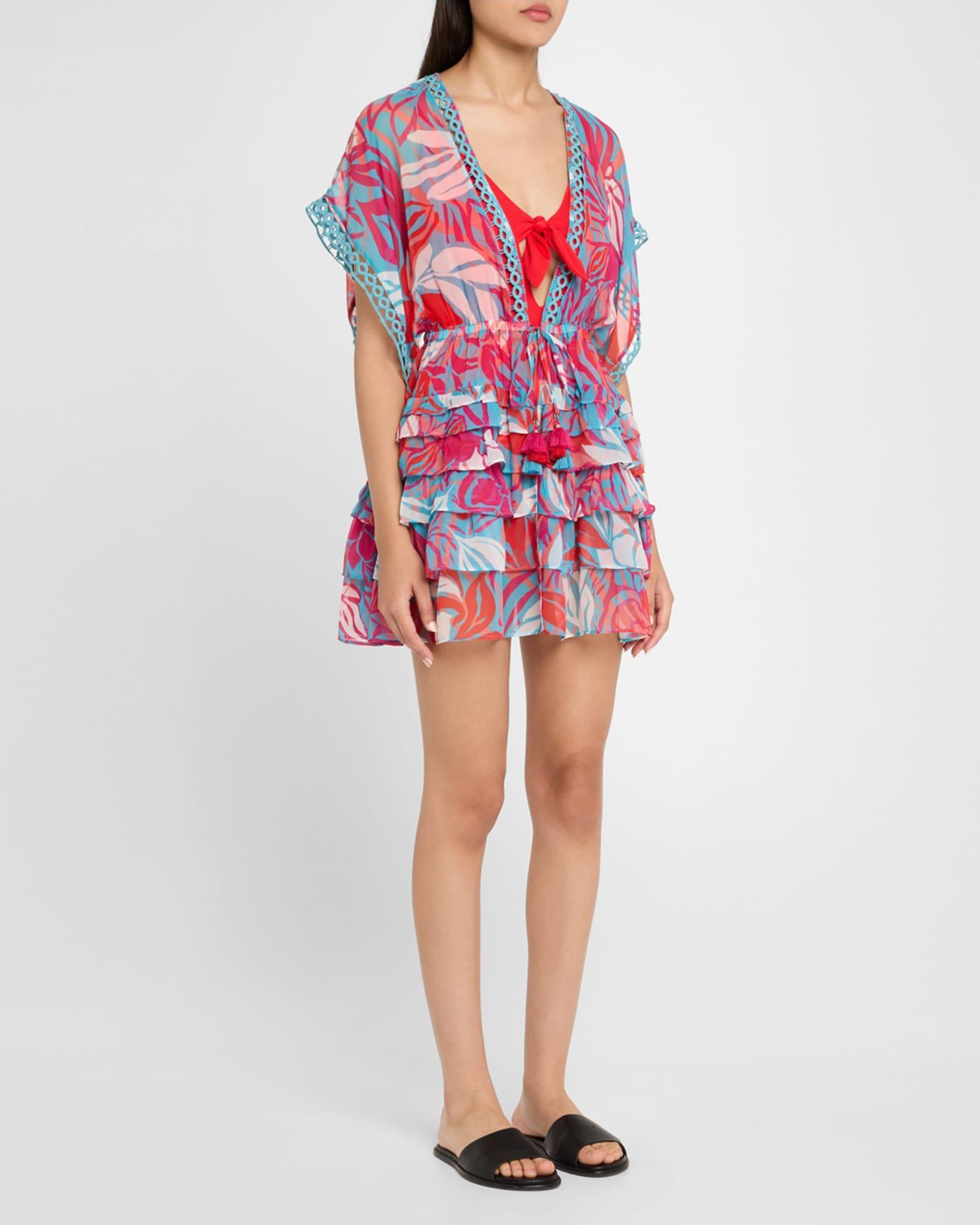Marisa Tiered Mini Dress Product Image