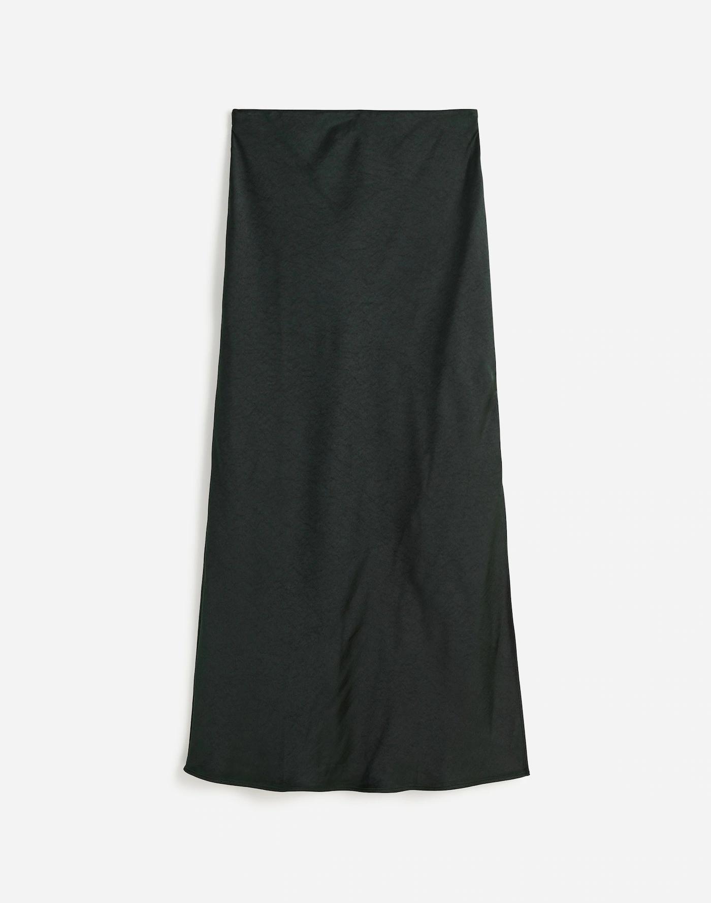 Satin Maxi Slip Skirt Product Image