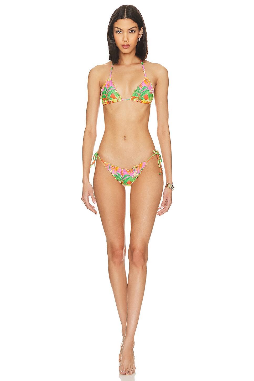 Palm Breeze Wavy Luxe Bikini Top Luli Fama Product Image