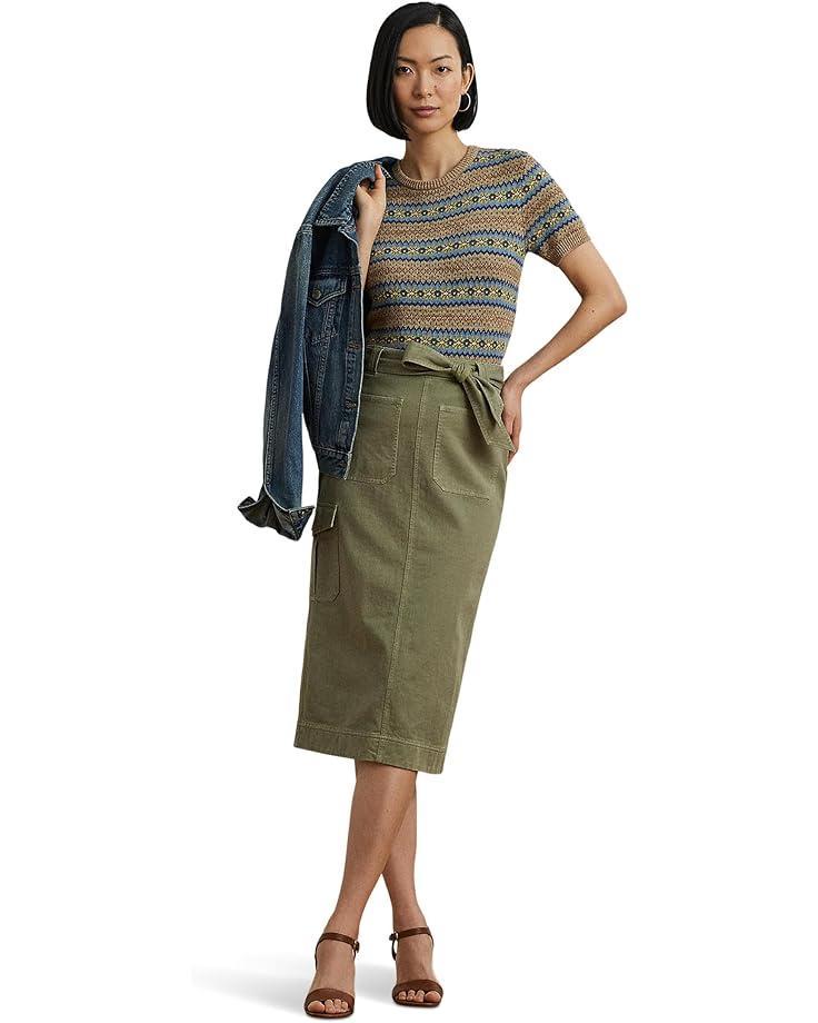 Stretch Cady Pencil Skirt Product Image