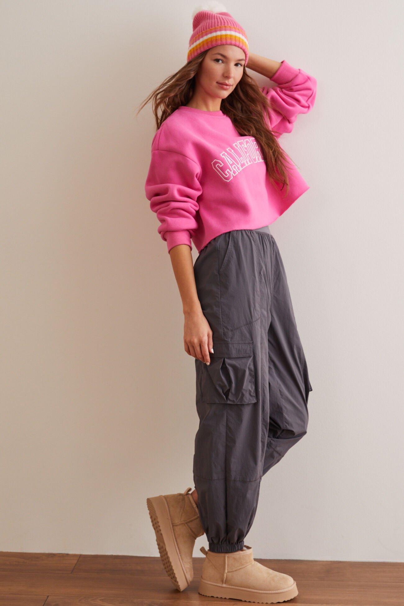 California Cropped Sweatshirt Product Image