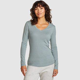 Women's Favorite Long-Sleeve V-Neck T-Shirt Product Image