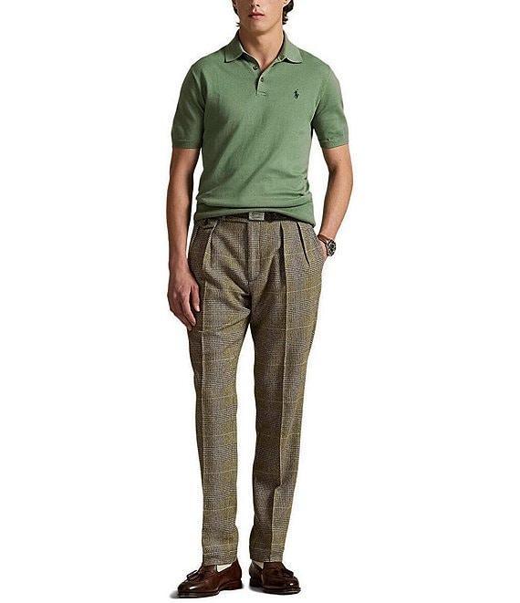 Polo Ralph Lauren Cotton Polo-Collar Sweater Product Image