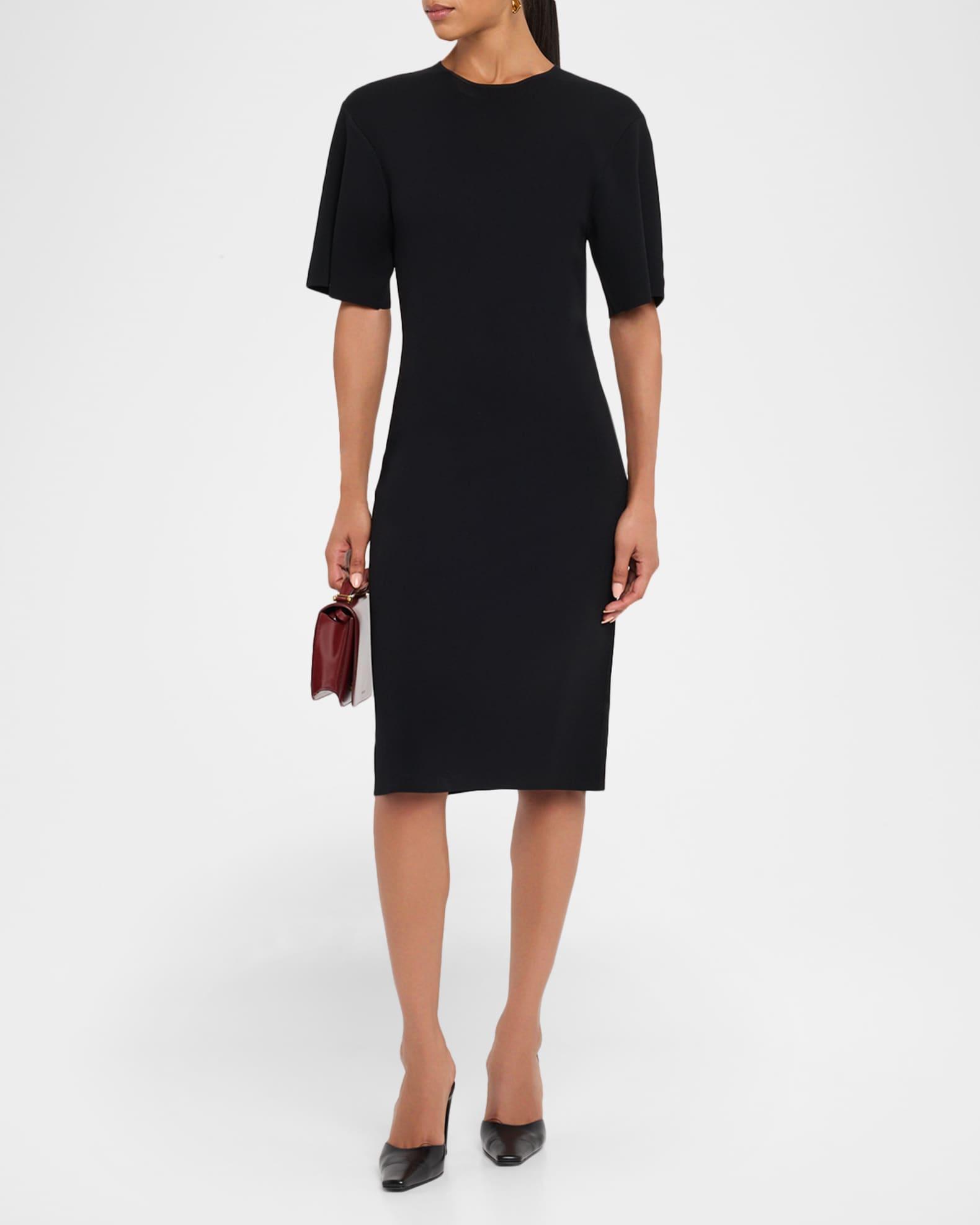 Short-Sleeve Knit T-Shirt Dress Product Image