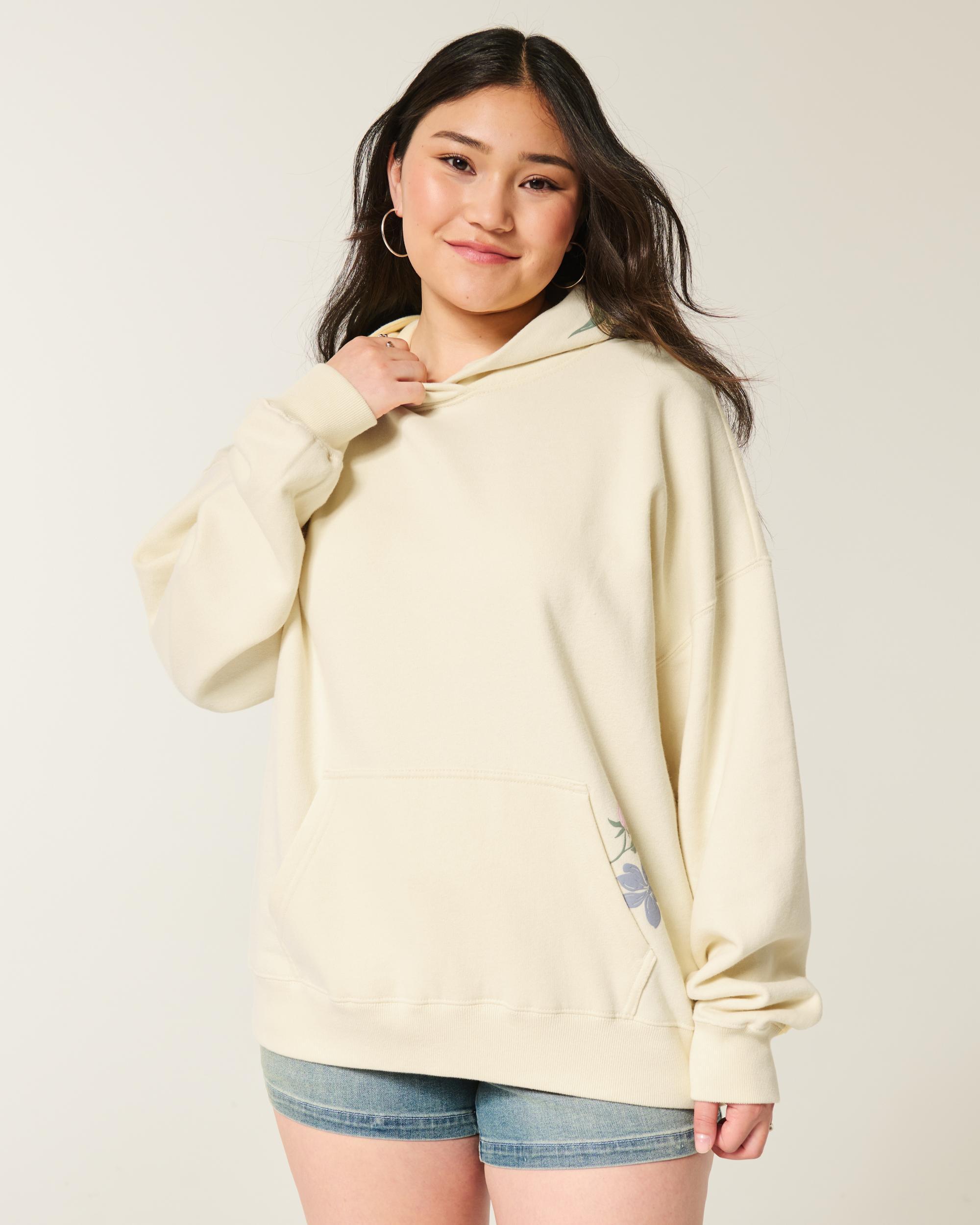 Oversized Fruit Graphic Hoodie Product Image