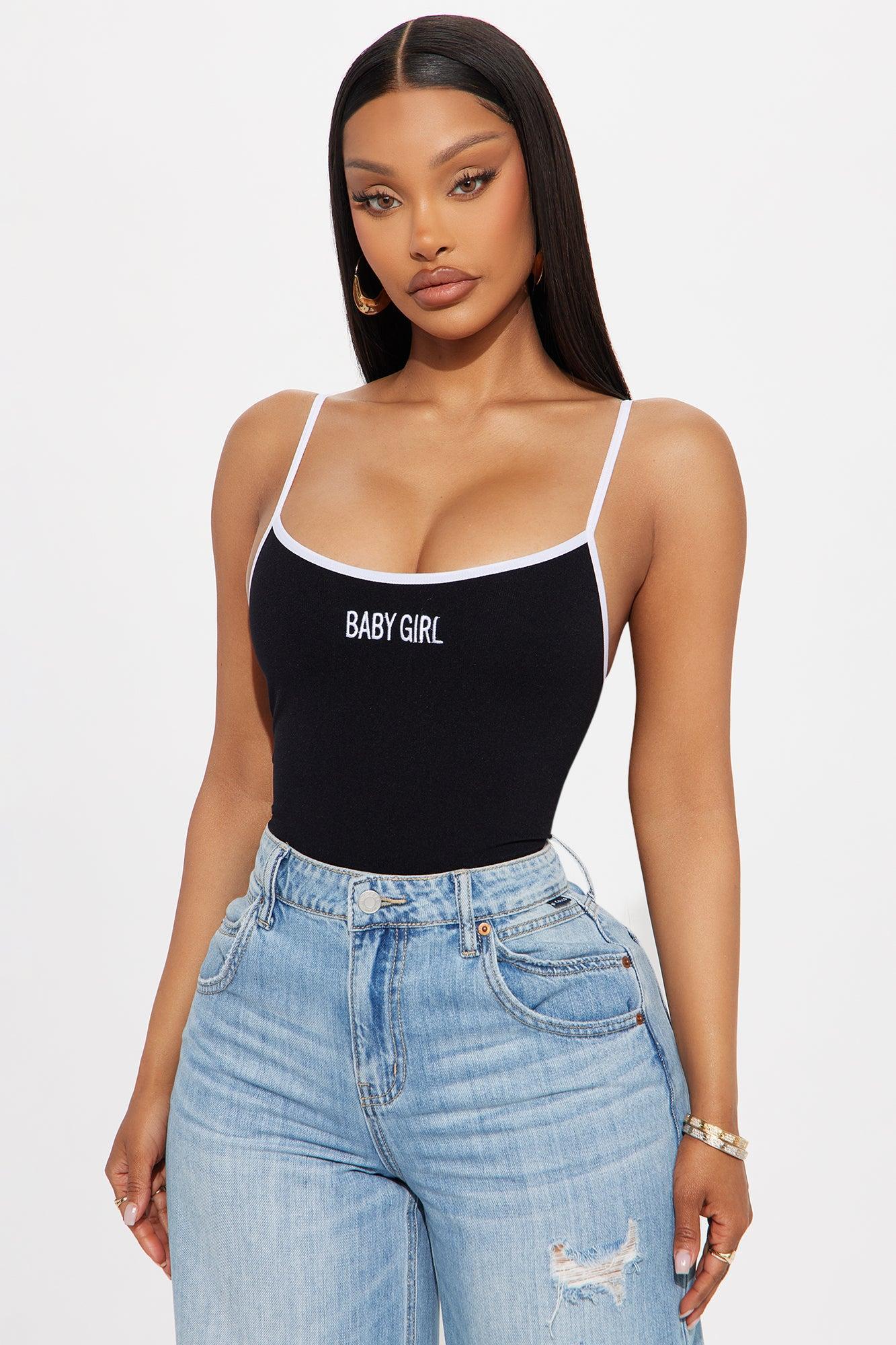 Babygirl Seamless Bodysuit - Black Product Image