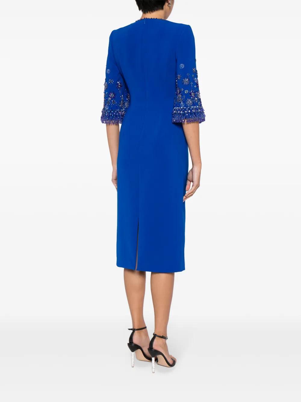 Sandrine bead-embellished midi dress  Product Image